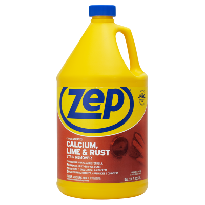 Zep Professional Strength Calcium, Lime & Rust Stain Remover Gallon ZUCAL128 - (Box of 4)