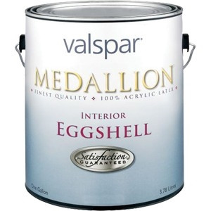 Valspar Medallion Interior Acrylic Latex Paint Eggshell White