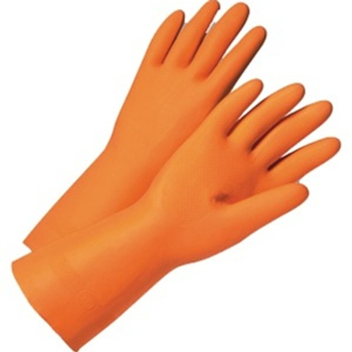 West Chester Orange Latex Stripping Gloves Large- (Box of 12)