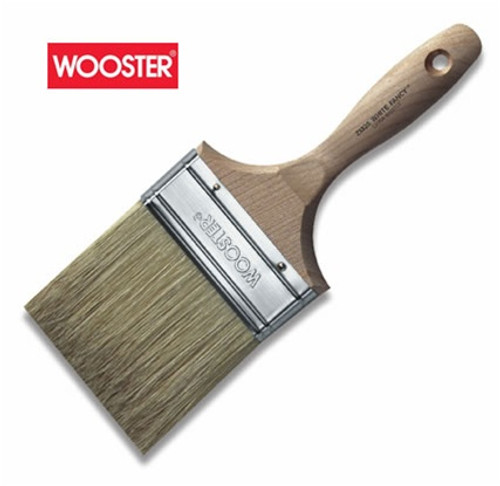 Wooster White Fancy Paint Brush 4" - (Box of 6)