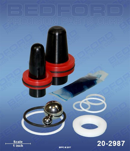 Bedford Pump Repair Kit for Wagner EPX 2455/2555 & Advantage 700/1100 Sprayers (Replaces Wagner P/N 0551687) 1