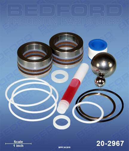 Bedford Repair Kit for Speeflo/Titan PowrTwin 6900XLT/Di, 8900XLT/Di & 12000XLT/Di Sprayers (Replaces Speeflo/Titan P/N 144-051) 1