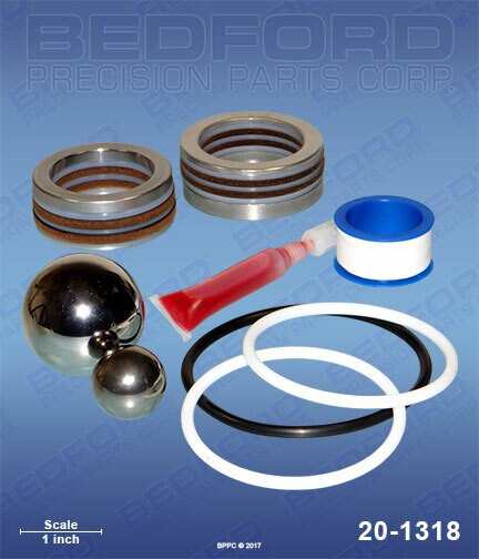 Bedford Repair Kit for Speeflo HydraPro III/IV/Super, Admiral & Boss (L/PE) Sprayers (Replaces Speeflo P/N 185-050) 1