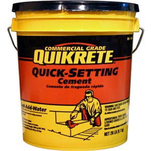 Quikrete Commercial Grade Quick-Setting Cement 20 Lbs 1
