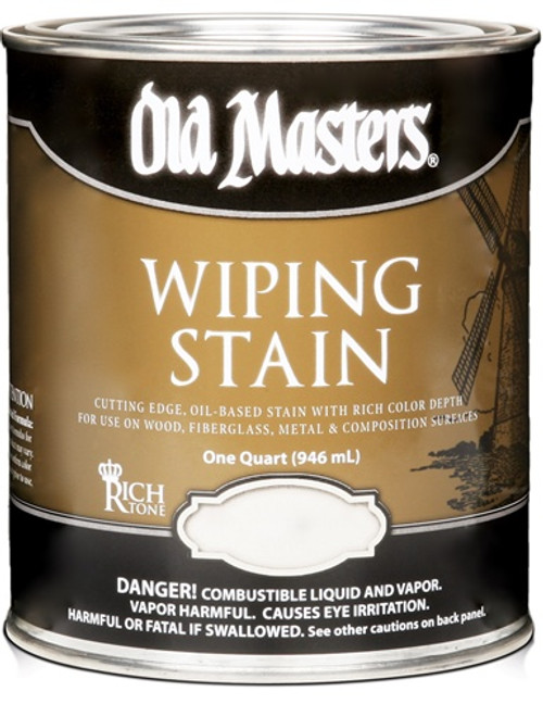 Old Masters Wiping Stain Classics Quart Crimson Fire