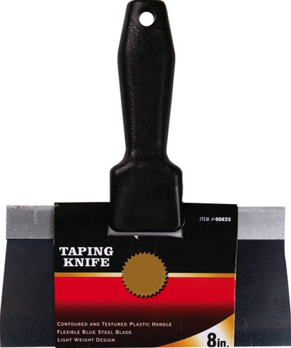 Blue Steel Taping Knife Black Plastic Handle 12" (FA004512)  - (Box of 12)