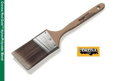 Corona Cortez™ Red-Gold™ Nylon/Polyester Blend Angular Sash Brush 1"- (Box of 6)