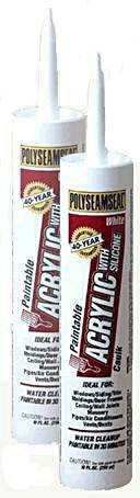 Acrylic Caulk with Silicone Clear (Box of 12)