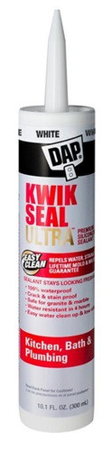 DAP Kwik Seal Ultra Kitchen & Bath Caulk - 10.1 Oz Clear 18898 - (Box of 12)