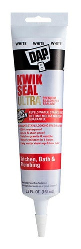 DAP Kwik Seal Ultra Kitchen & Bath Caulk - 5.5 Oz Clear 18915 - (Box of 12)