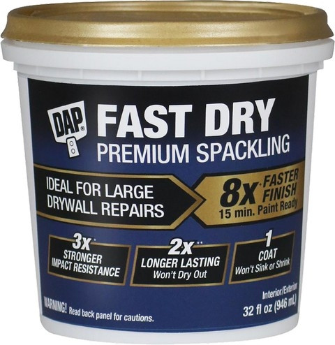 DAP Fast Dry Premium Spackling Pint 18440 - (Box of 12)