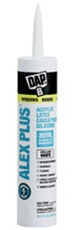 DAP Alex Plus Acrylic Latex Caulk with Silicone 10.1 oz White - (Box of 12)