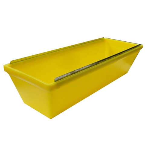 Warner 12" Plastic Mud Pan, Removable Steel Blades 221 - (Box of 10)