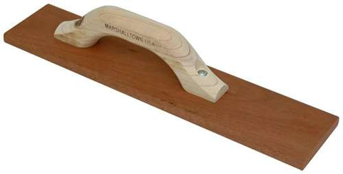 Marshalltown Xtra-Hard Wood Hand Float with Wood Handle  18" x 3-1/2"