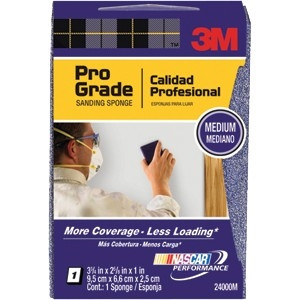 3M Pro Grade Sanding Sponge Medium Grit 24000TRIP-M-B