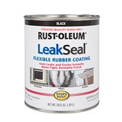 Rust-Oleum LeakSeal Brush Quart Black 271791