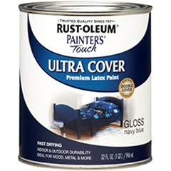 Rust-Oleum Painters Touch Ultra Cover Quart Satin Canyon Black - (Box of 2)