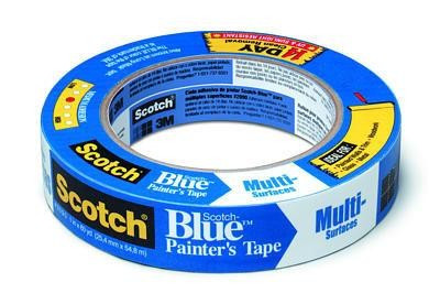 3M #2090 Scotch Safe-Release Blue Painters' Masking  Tape 3/4" x 60 yds Roll - (Sleeve of 12)