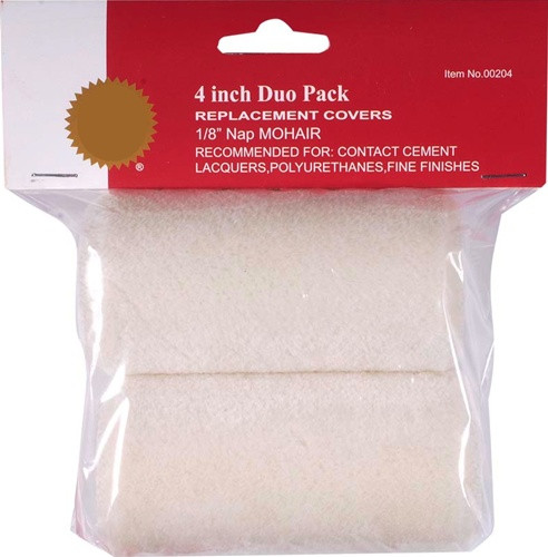 Consumer Mohair Standard Diameter Mini Roller 2Pk 4" x 1/8" - (Box of 12)