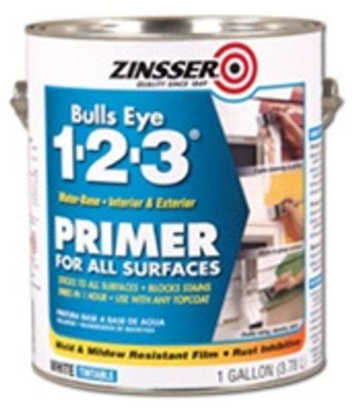 Zinsser Bulls Eye 1-2-3 Primer/Sealer 26 Oz Turbo Spray White 343746