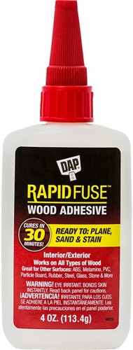 DAP 4 Oz Rapid Fuse Wood Adhesive 00157 - (Box of 6)