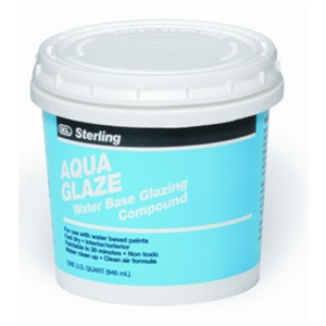 Sterling Aqua Glaze Water Base Glazing Compound Quart 021004
