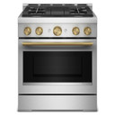 KitchenAid® 30-Inch 4 Burner Commercial-Style Gas Range with No Preheat Air Fry Mode KFGS930SSS