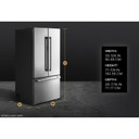 Jennair® RISE 36" Counter-Depth French Door Refrigerator JFFCCI72SL