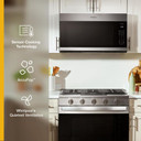 Whirlpool® 2.1 cu. ft. Microwave Hood with 4-Speed Venting YWMMS5630TZ