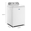 Maytag® 4.6 CU. FT IEC Top Load Washer with Extra Power Cycle MTW3805TW