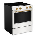 Kitchenaid® 5.3 Cu. Ft. Slide-in Electric Range with Two Even-Heat™ Hyper Elements and Convection Cooking Modes YKSES530SPL