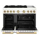 KitchenAid® 48-Inch 6 Burner Commercial-Style Dual Fuel Range with Griddle KFDD948SPL