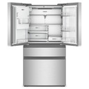 Whirlpool® 36-inch True Counter Depth 4-Door French Door Refrigerator with Nugget Ice - 22 cu. ft. WRMC7436TZ