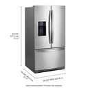 Whirlpool® 36-inch Wide French Door Refrigerator - 27 cu. ft. WRF757SDHZ