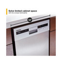 Whirlpool® Small-Space Compact Dishwasher with Stainless Steel Tub WDPS5118PM