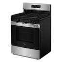 Whirlpool® 30-inch Self Clean Gas Range with No Preheat Mode WFGS3530RS