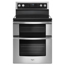 Whirlpool® 6.7 Cu. Ft. Electric Double Oven Range with True Convection YWGE745C0FS Whirlpool® 6.7 Cu. Ft. Electric Double Oven Range with True Convection YWGE745C0FS