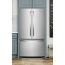 Whirlpool® 36-inch Wide French Door Refrigerator with Water Dispenser - 25 cu. ft. WRF535SWHZ