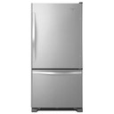 Whirlpool® 22 cu. ft. Bottom-Freezer Refrigerator with Freezer Drawer WRB322DMBM