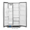 Whirlpool® 36-inch Wide Side-by-Side Refrigerator - 25 cu. ft. WRS335SDHM