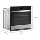 Whirlpool® 5.0 Cu. Ft. Single Smart Wall Oven with Air Fry WOES7030PZ