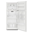 Whirlpool® 28-inch Wide Top-Freezer Refrigerator - 16.6 Cu. Ft. WRTX5328PW