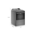 Maytag® Smart Top Load Gas Dryer with Extra Power Button - 7.4 cu. ft. MGD7230HC Maytag® Smart Top Load Gas Dryer with Extra Power Button - 7.4 cu. ft. MGD7230HC