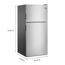 Maytag® 30-Inch Wide Top Freezer Refrigerator with PowerCold® Feature- 18 Cu. Ft. MRT118FFFZ