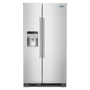 Maytag® 36-Inch Wide Side-by-Side Refrigerator with Exterior Ice and Water Dispenser - 25 Cu. Ft. MSS25C4MGZ