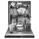 Kitchenaid® 44 dBA Dishwasher with 360° Max Jets™ Third Rack and LED Interior Lighting KDPM804KPS