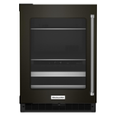 Kitchenaid® 24 Beverage Center with Glass Door and Metal-Front Racks and PrintShield™ Finish KUBL314KBS