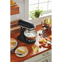 Kitchenaid® Artisan® Series 5 Quart Tilt-Head Stand Mixer with Premium Accessory Pack KSM195PSBK