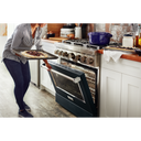 KitchenAid® 36'' Smart Commercial-Style Dual Fuel Range with 6 Burners KFDC506JIB