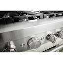 KitchenAid® 36'' Smart Commercial-Style Gas Range with 6 Burners KFGC506JMH